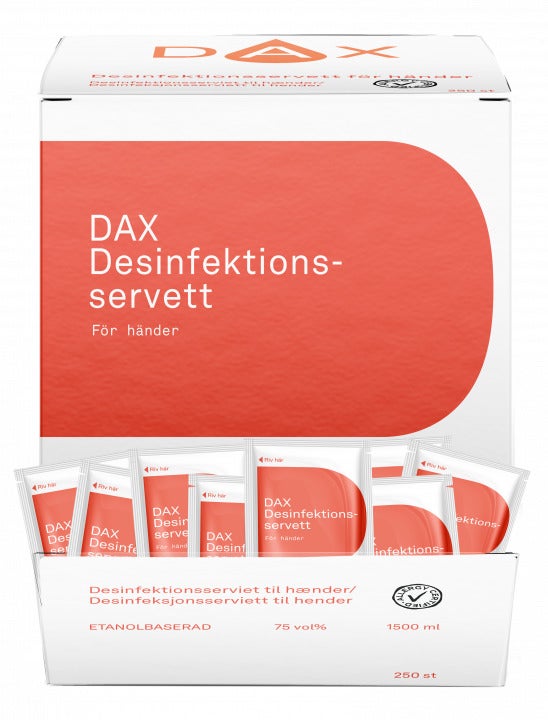 DAX Handdesinfektionservett