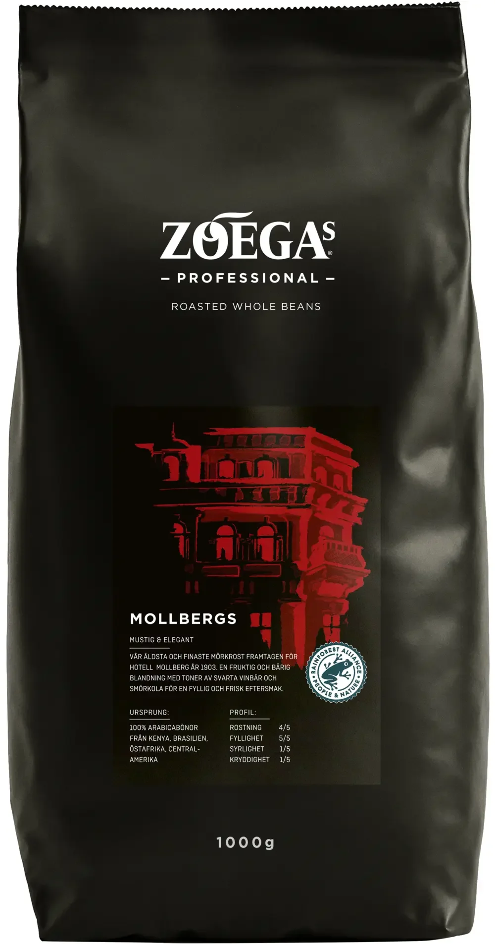 Zoégas Mollbergs Blandning Hela Bönor Kaffe