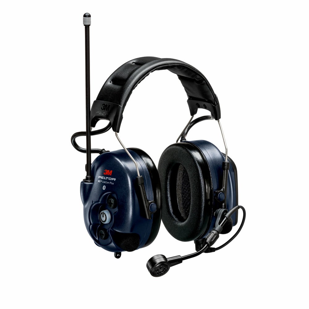 3M Peltor WS LiteCom Plus PMR446 Hörselkåpa hjässbygel