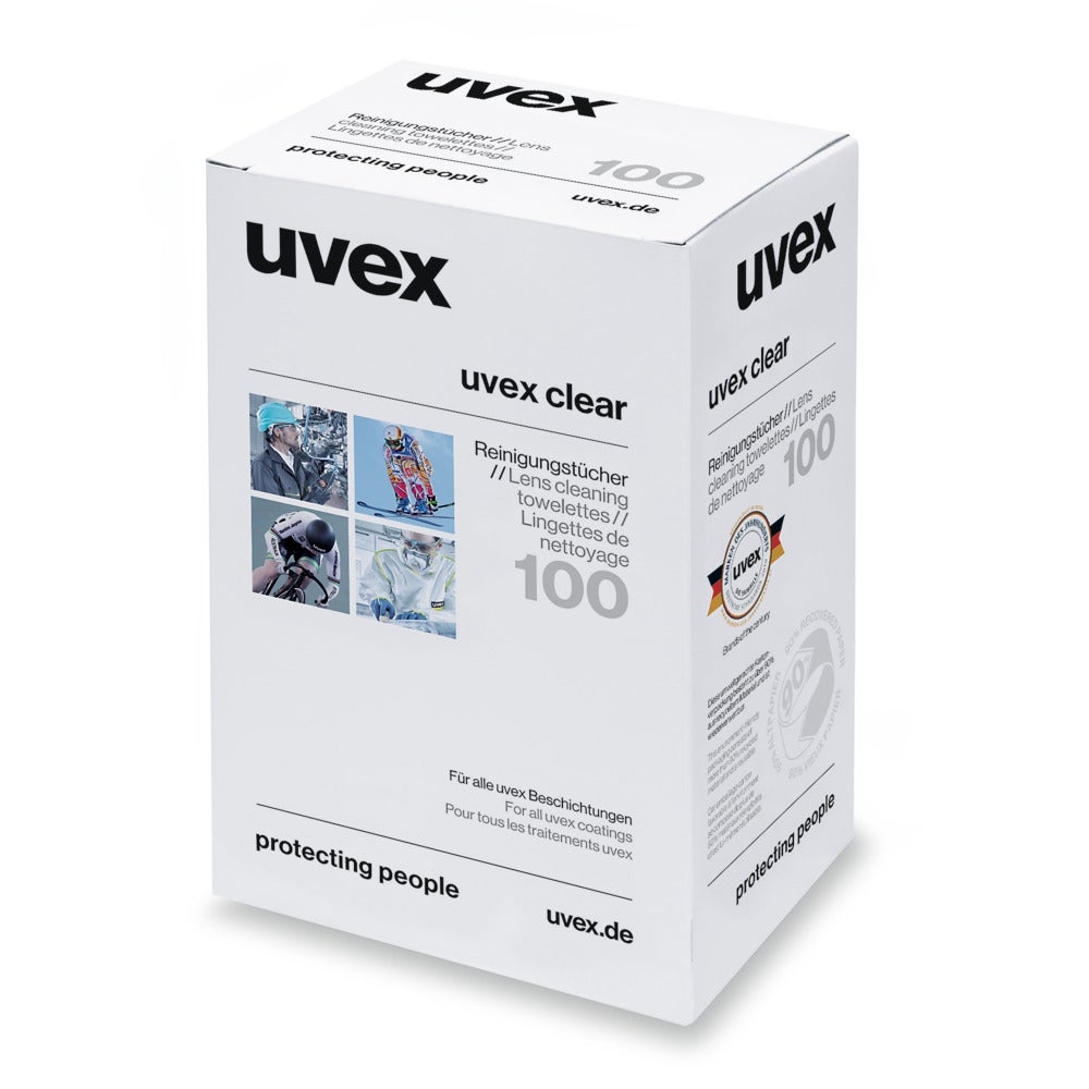 uvex Rengöringsservetter 100p