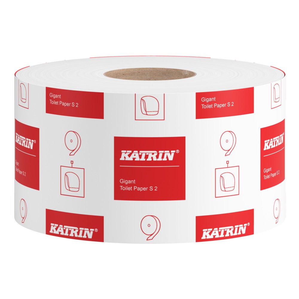 Toalettpapper Katrin Gigant S 2-lag
200m Vit 12/fp, PEFC