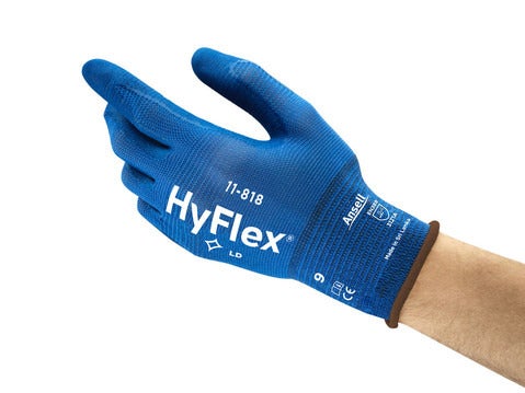HyFlex 11-818 Nitrilbelagd Nylonhandske