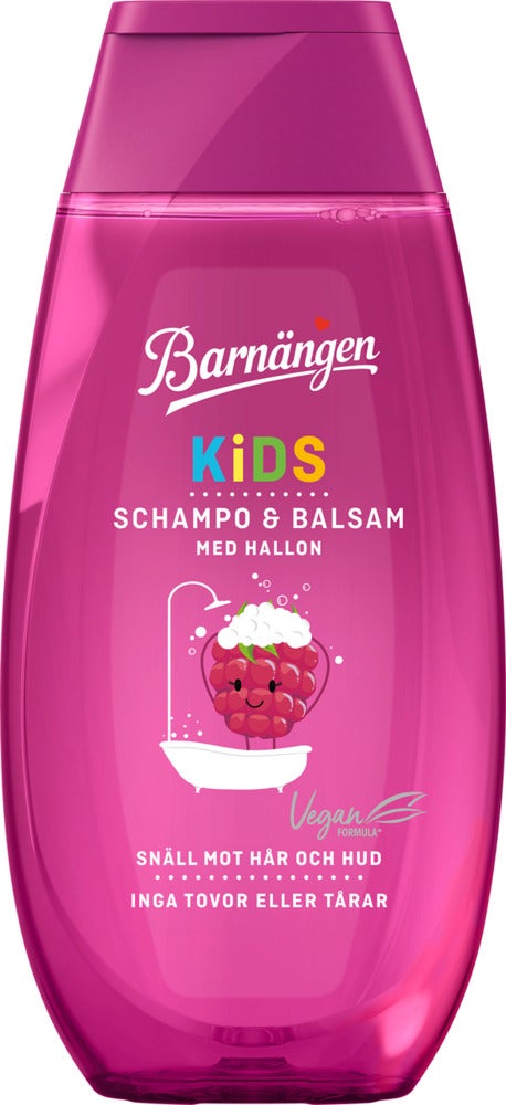 Barnängen Kids Schampo/Balsam Hallon