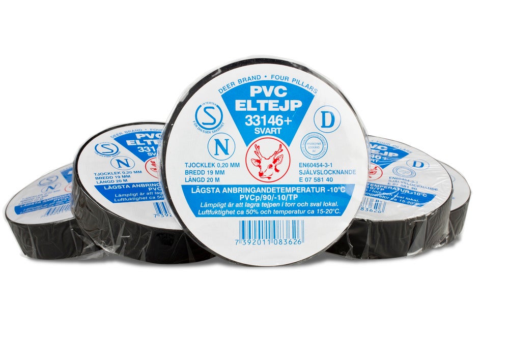 Mjuk PVC-tejp eltejp