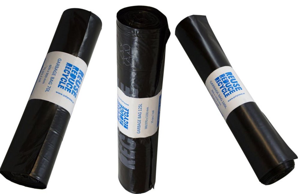 PolyBlue PE säck Återvunnet material