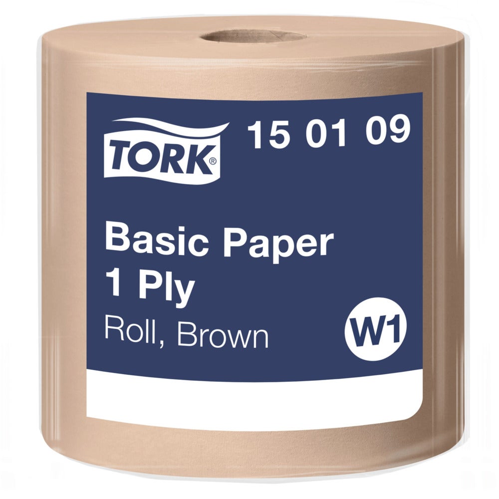 Tork W1 Basic 1-lag Avtorkningspapper Rulle