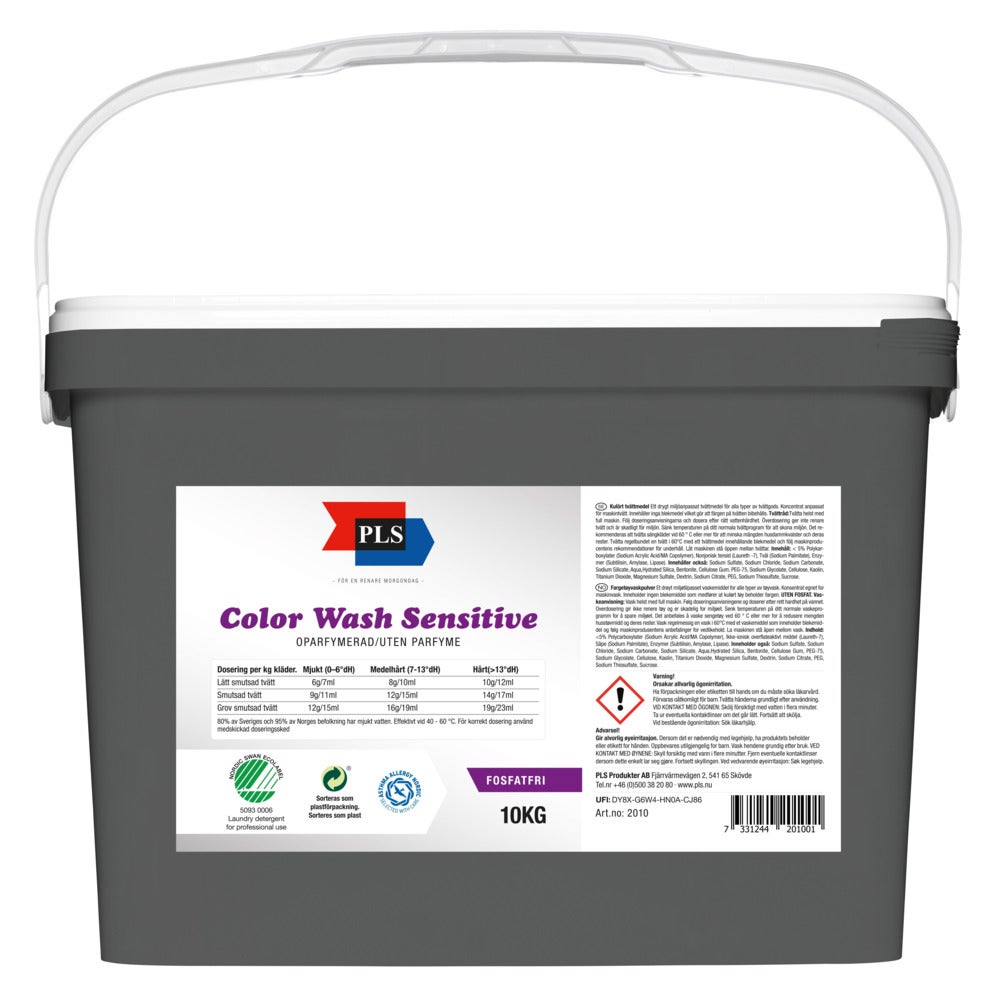 PLS Color Wash Sensitive Tvättmedel