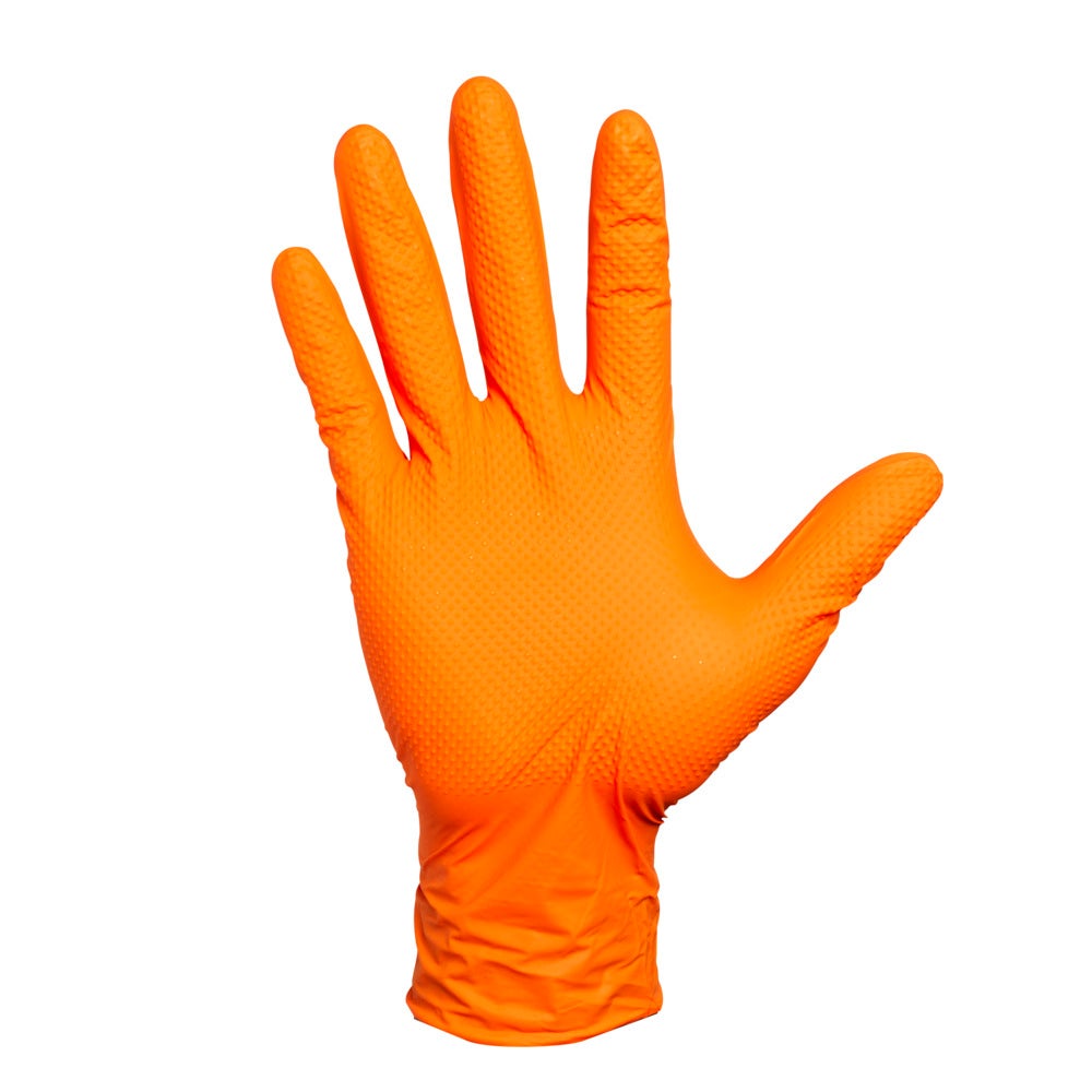 Worksafe Orange Diamond Engångshandske Nitril