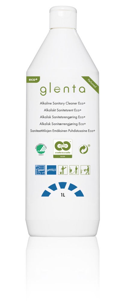 Glenta eco+ Alkaliskt Sanitetsrent