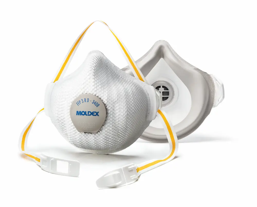 Moldex Air Plus 3408 FFP3 R D V Filtrerande halvmask ventil