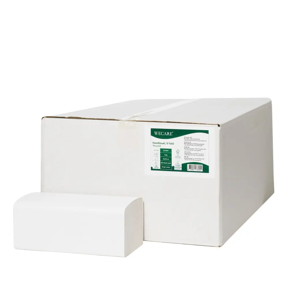 WeCare Pappershandduk V-vikt