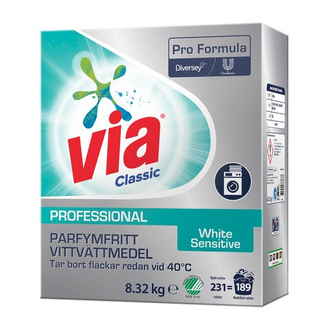 Via Pro Formula Classic White Tvättmedel