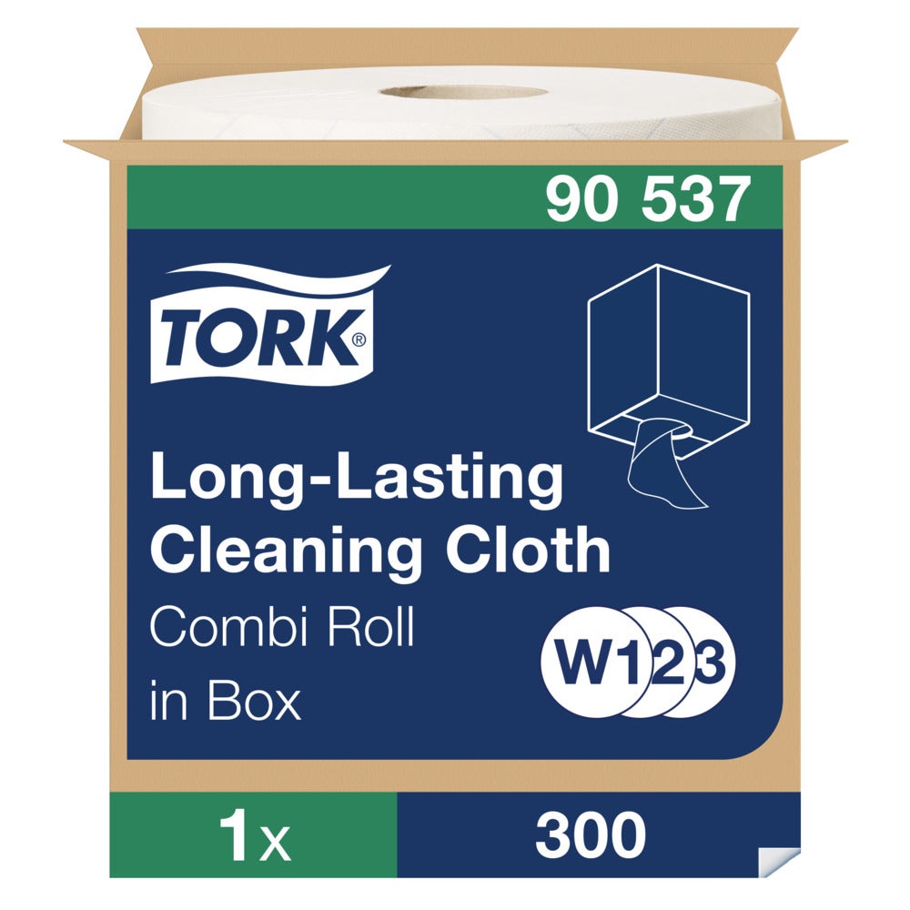 Tork W1/W2/W3 rulle i box Rengöringsduk