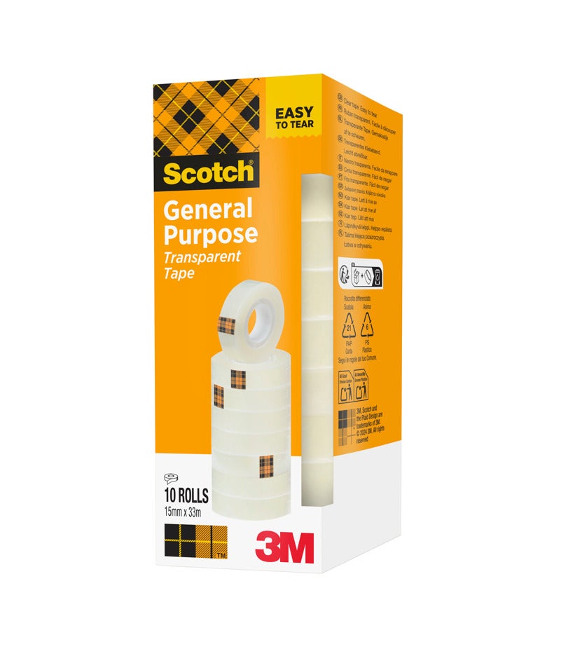 Scotch Ekonomitejp 508 liten spole