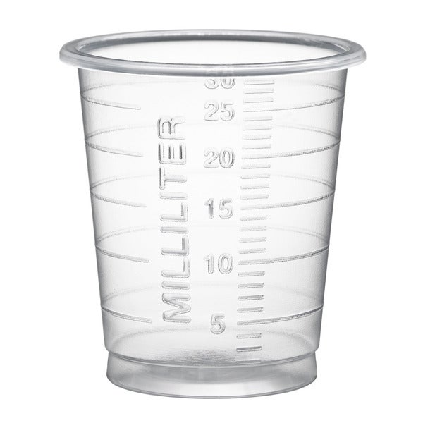 Medicinbägare Eco smal 30ml transparent