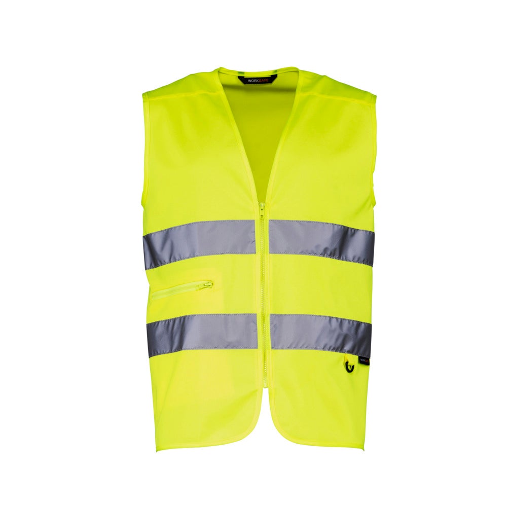 Worksafe 5710190 Varselväst Dragkedja Klass 2