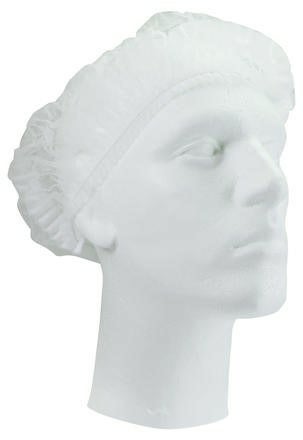 Worksafe Cap PP Mob dbl elastic bnd 100pcs