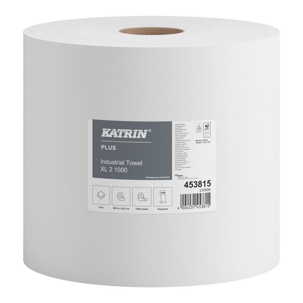 Katrin Plus XL 1000 2-lag Industritorkpapper
