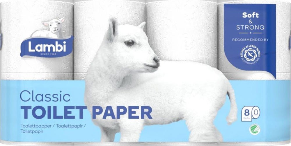 Lambi  Classic 3-lag Toalettpapper
