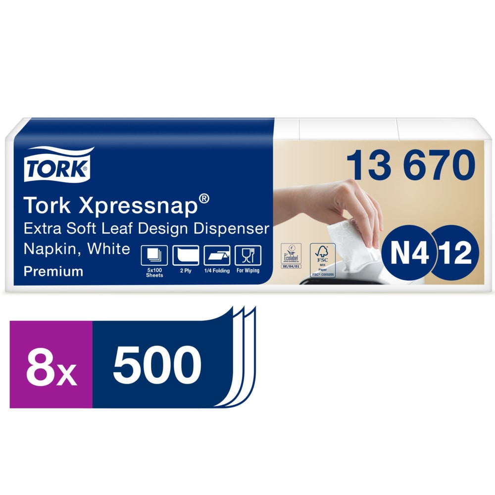Tork Xpressnap Extra mjuk dispenserservett N4