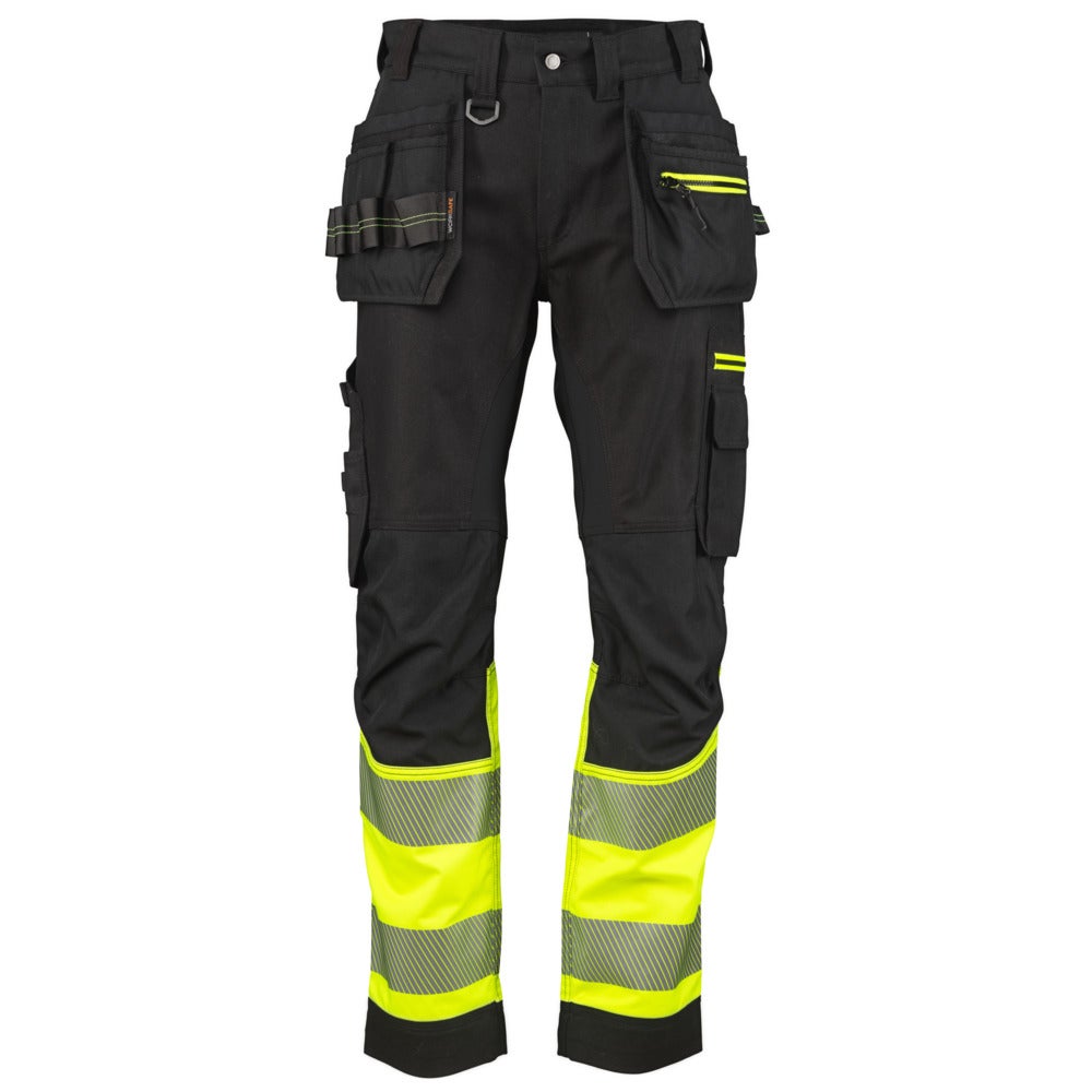 Worksafe 5710750 Hantverksbyxa Stretch Varsel Klass 1