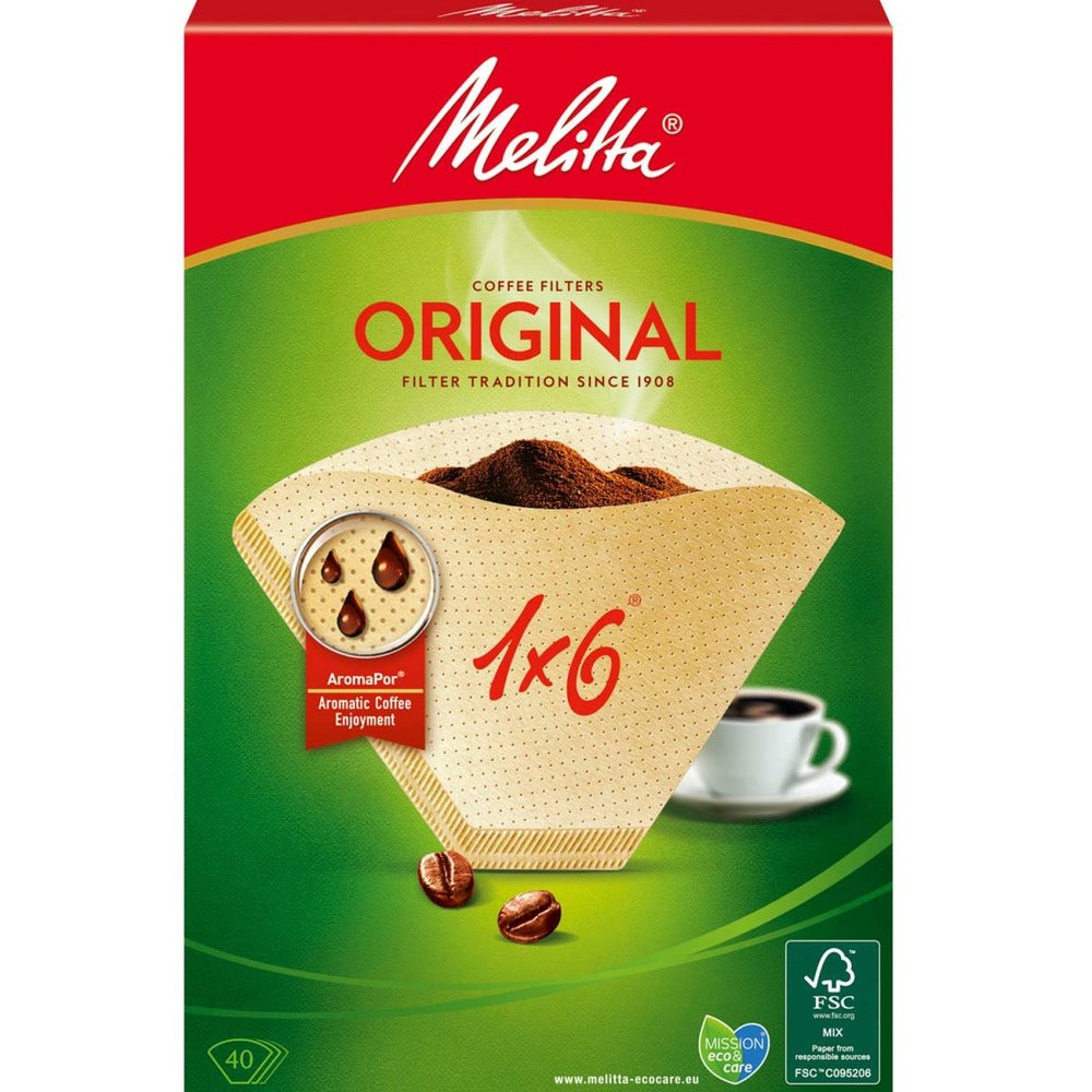 Melitta Kaffefilter 1x6