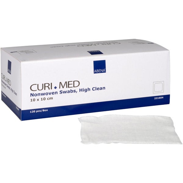 Curi-Med Höggradigt ren Non-Woven 4-lags Kompress