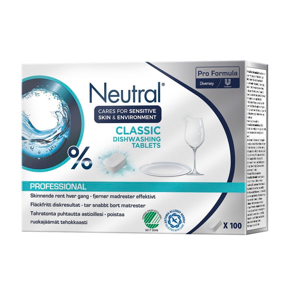 Neutral Professional Classic Maskindisktabletter