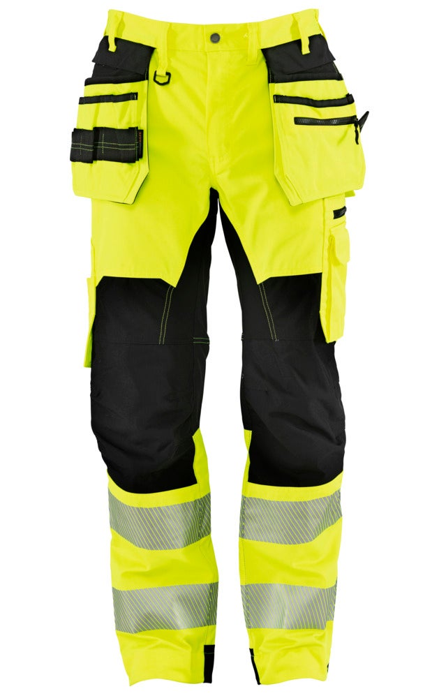 Worksafe 5710272 Hantverksbyxa Stretch Varsel Klass 2