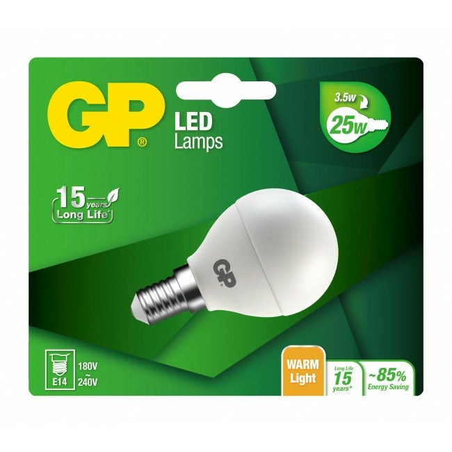 GP LED globlampa E14