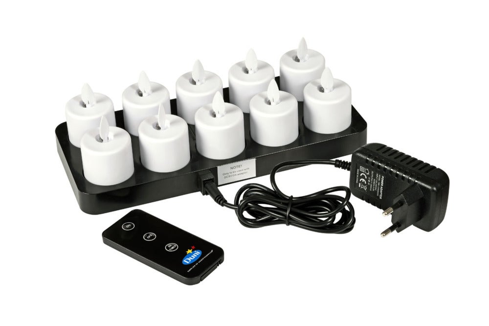 Duni LED set Moving Flame Värmeljus