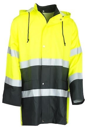 Worksafe 40734546 Regnrock Varsel Klass 3