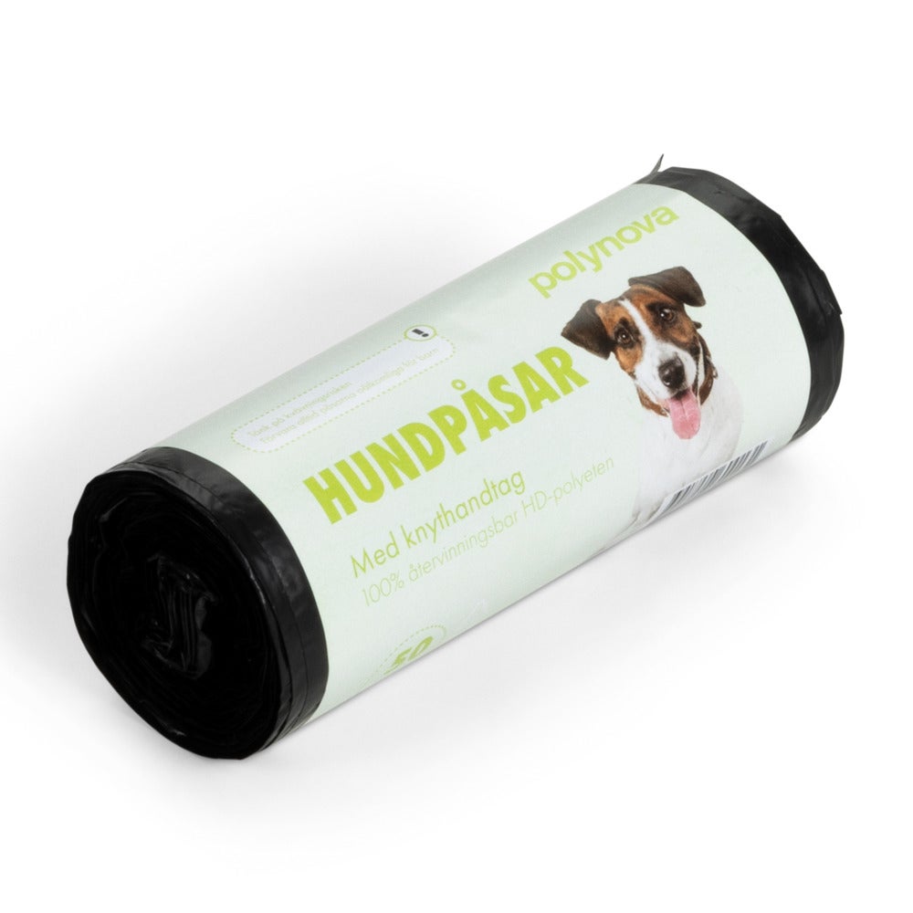 Hundbajspåse med knythandtag
