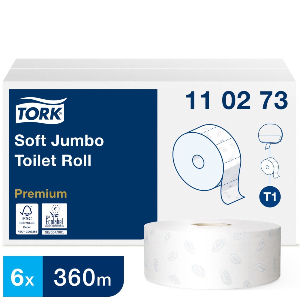 Tork T1 Premium Jumbo 2 lager mjukt Toalettpapper