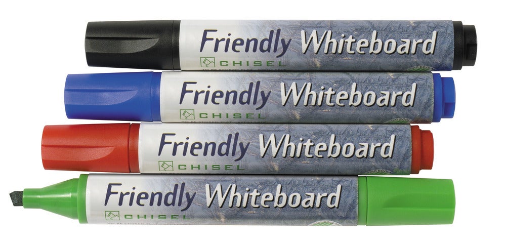 Friendly Whiteboardpenna skuren spets 4/set