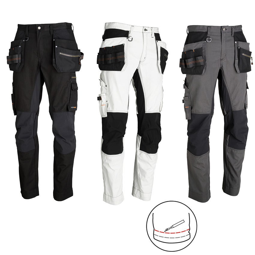 Worksafe 5705740 Hantverksbyxa Stretch