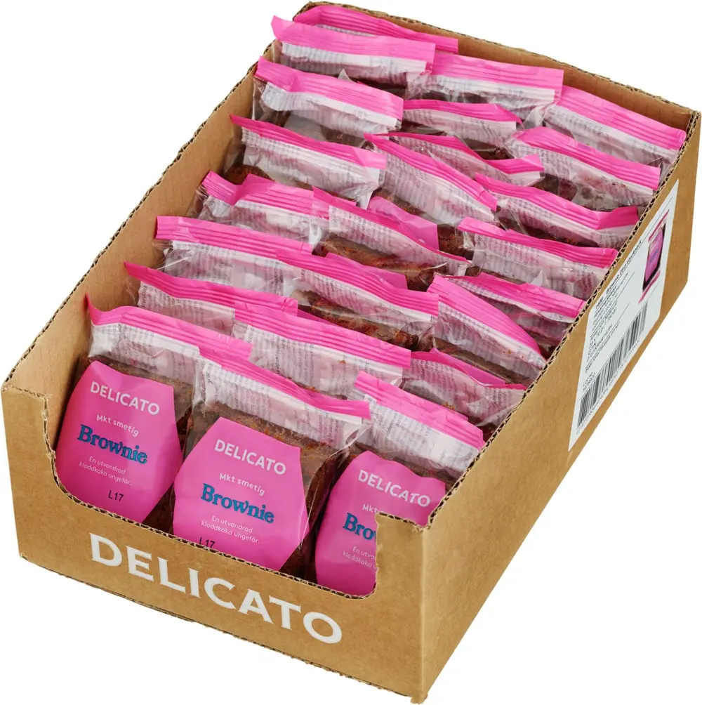 Delicato Brownie Styckpackade