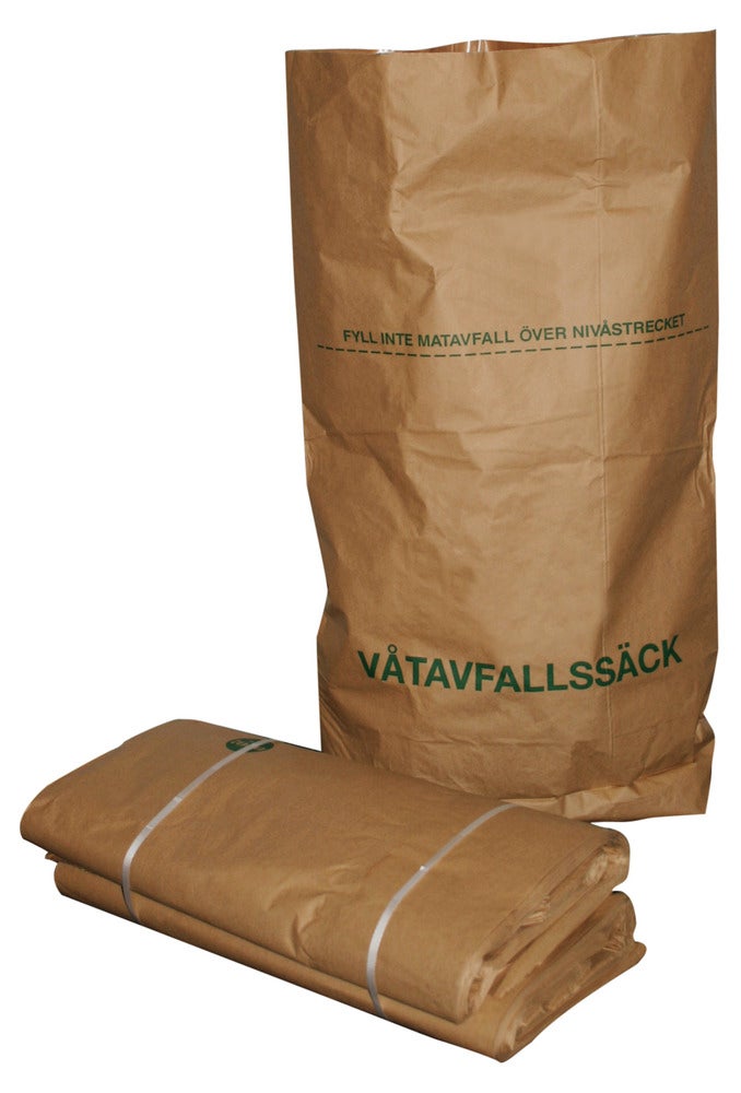 Papperssäckar våtavfall
