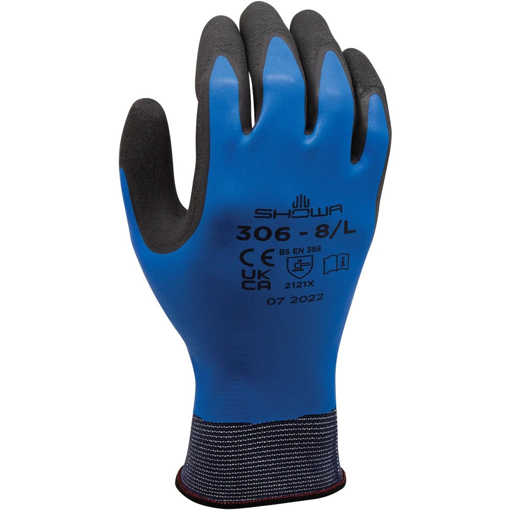 Showa 306 Handske Latexbelagd