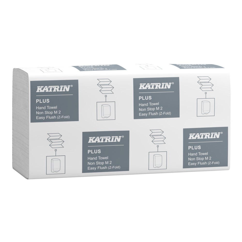 Pappershandduk Katrin Plus Non Stop M
Spolbar 2-lag Z-vikt 25,5x20,3cm 135st/frp