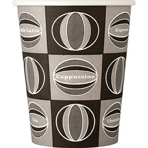 Pappersmugg DeliQ Taste It ∅80 23,7cl
Kartong/PE Mönstrad 50st/frp