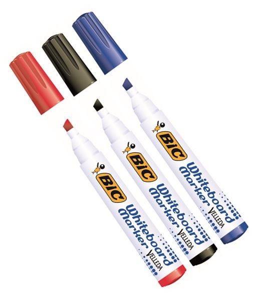 Bic Whiteboardpen skuren spets