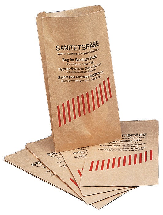 Sanitetspåsar papper