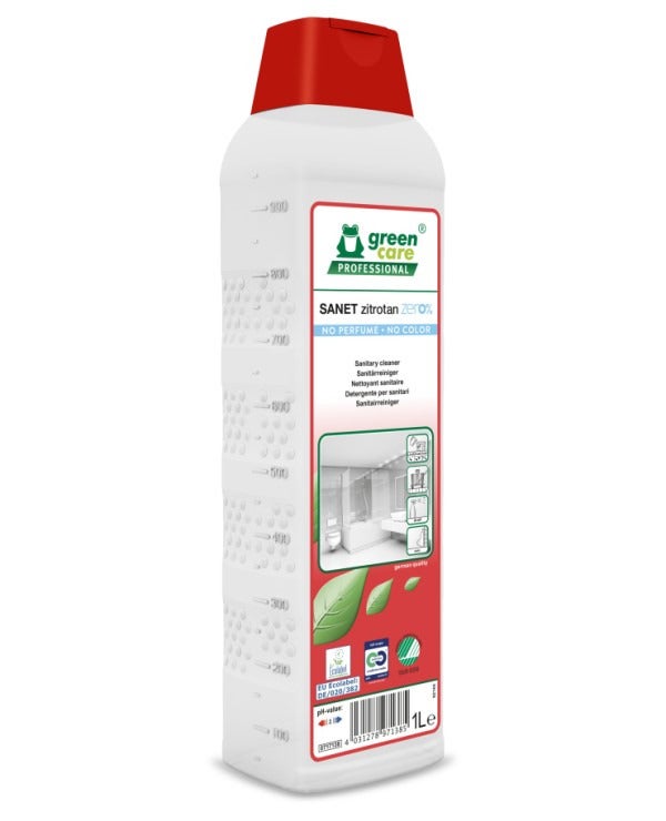 Green Care SANET Zitrotan Zero% Sanitetsrengöringsmedel 1L
