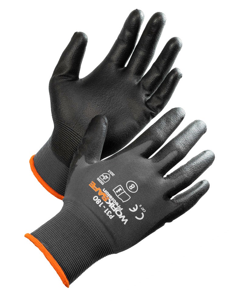 Worksafe P31-180 Nylonhandske PU-belagd