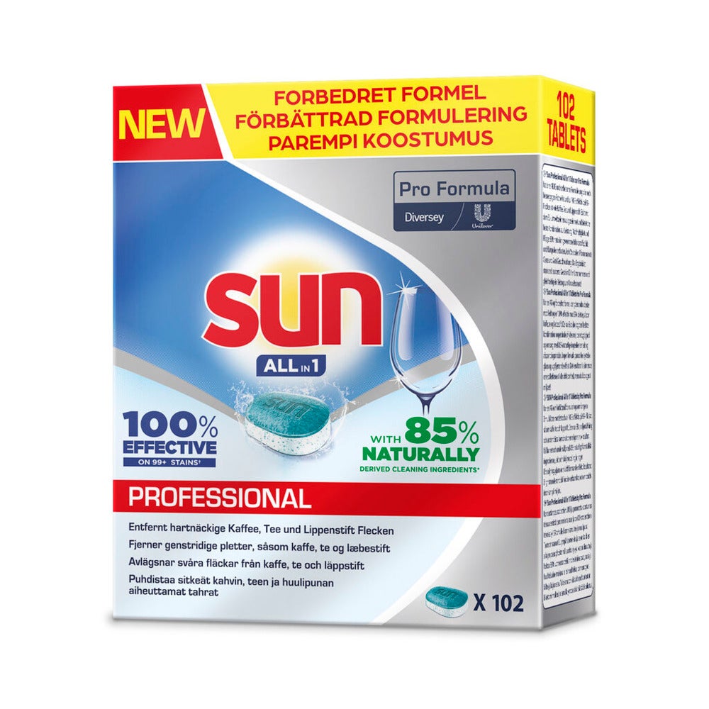 Sun Professional All in 1 Tablett Maskindiskmedel