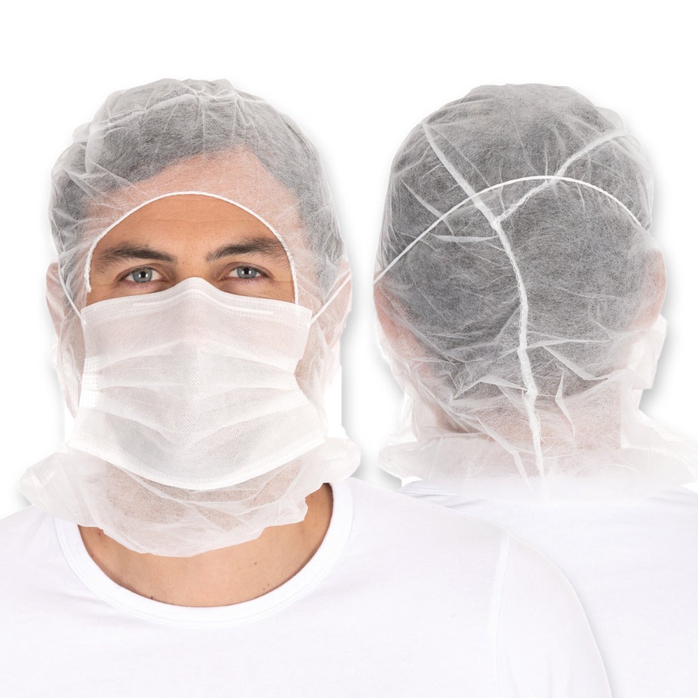 Huva Astrocap Vit 100st/pac