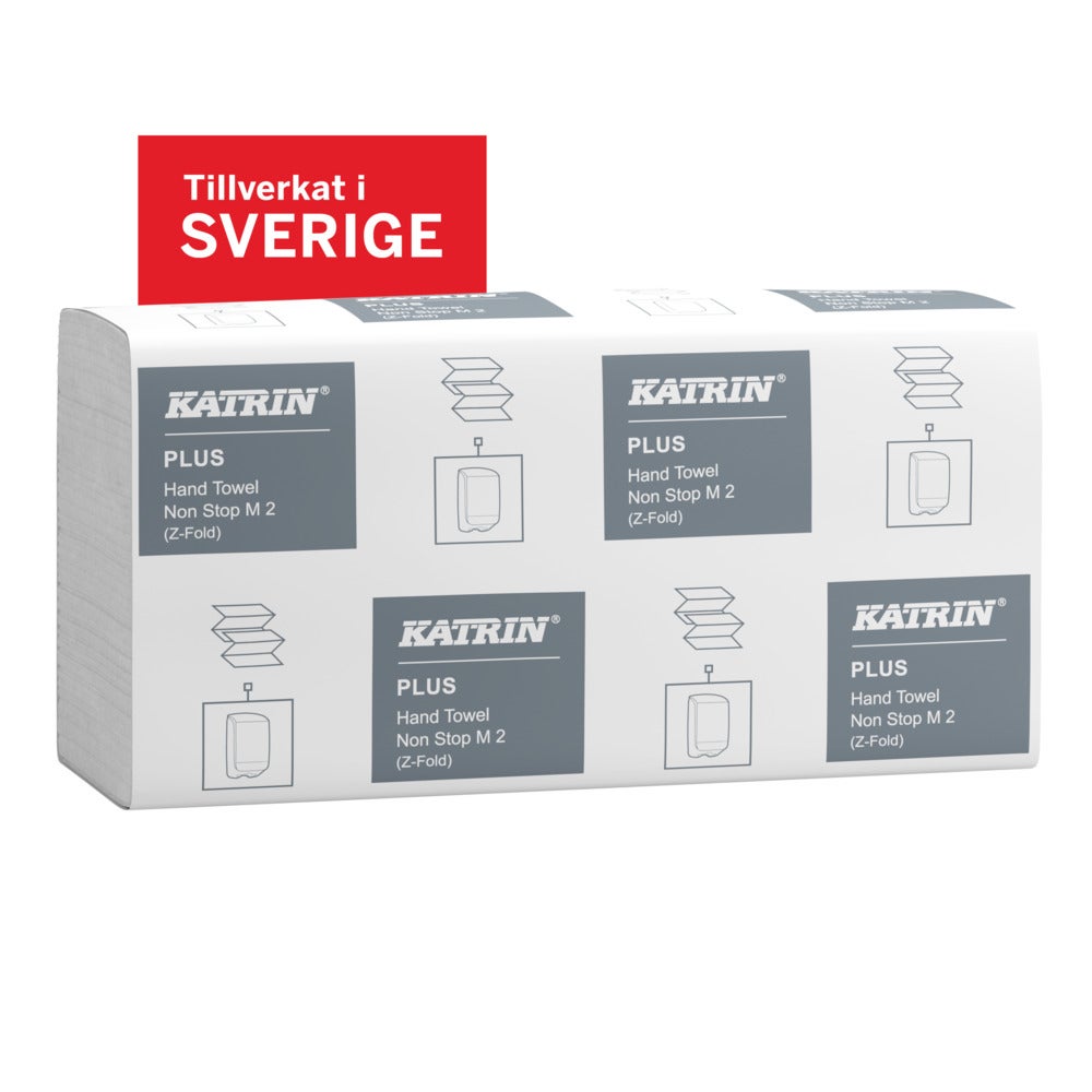 Handduk Katrin Plus Non Stop M 2-lags
Z-vikt Vit 20,3x24cm 160ark/frp, PEFC