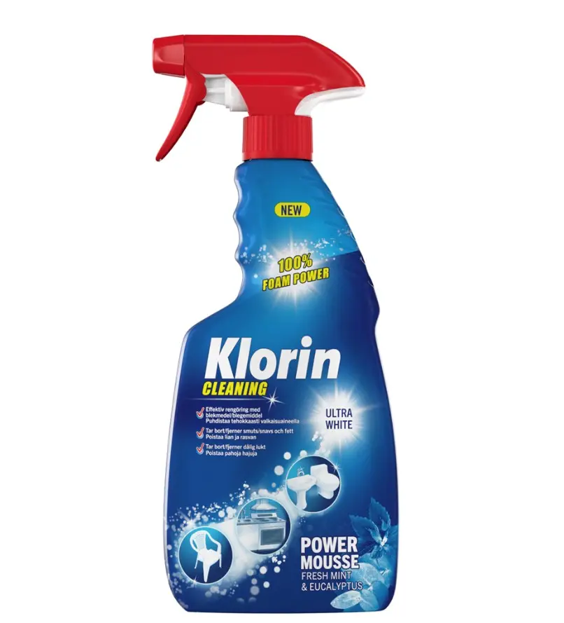 Klorin Power Mousse Spray Ytdesinfektionsmedel