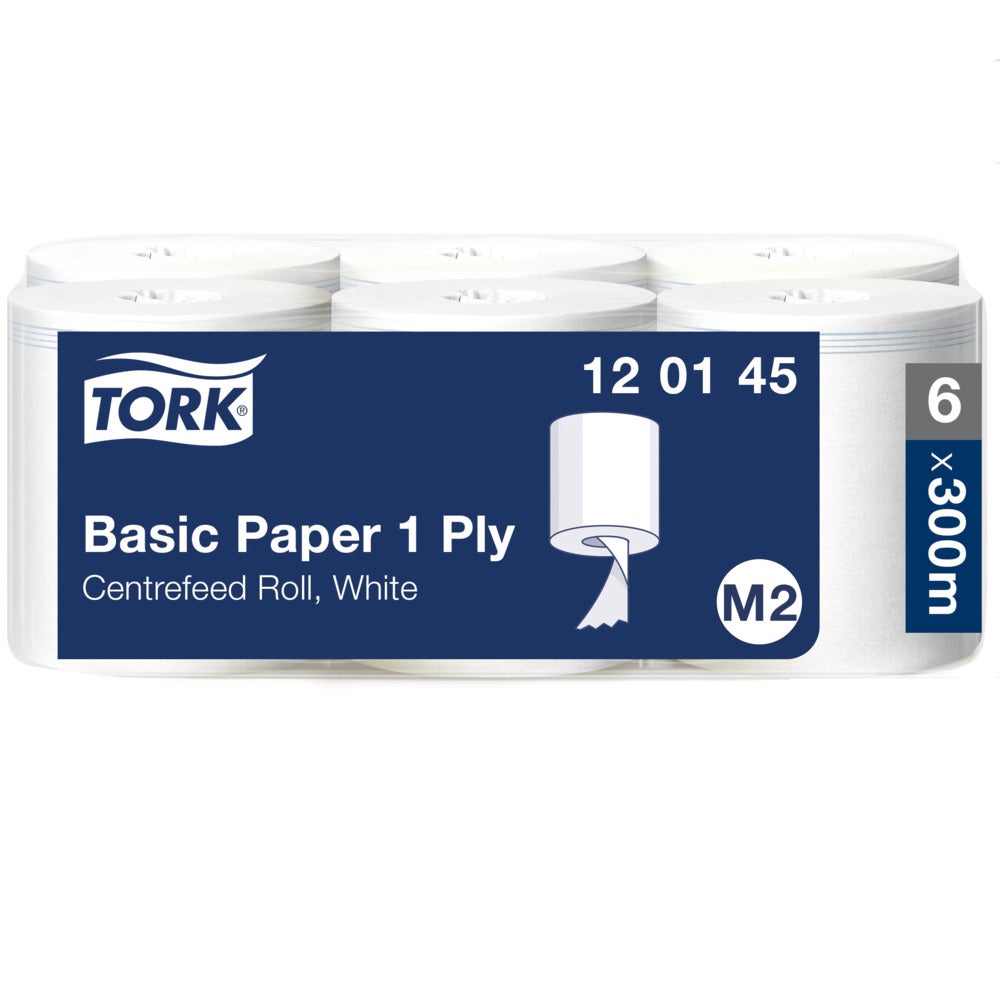 Tork M2 Basic 1 lager Avtorkningspapper Centrummatat